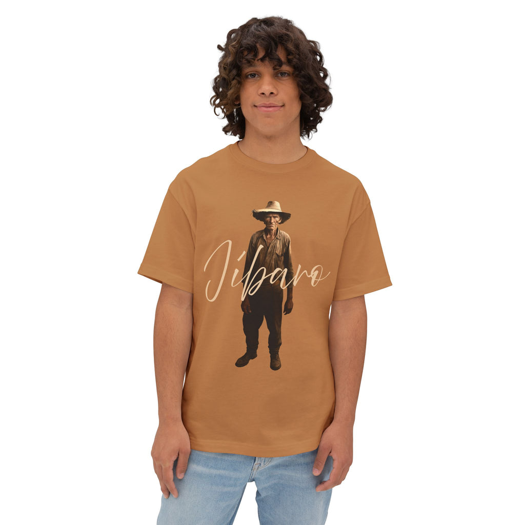 Camiseta Premium front print “Jíbaro” Orgullo de Nuestras Raíces Boricuas Oversized Heavy Weight 🇵🇷
