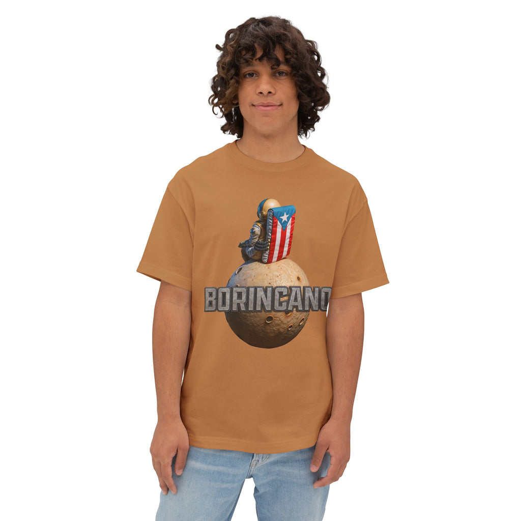 Camiseta Premium Front Print  “Borincano” Oversized Heavy Weight 🇵🇷