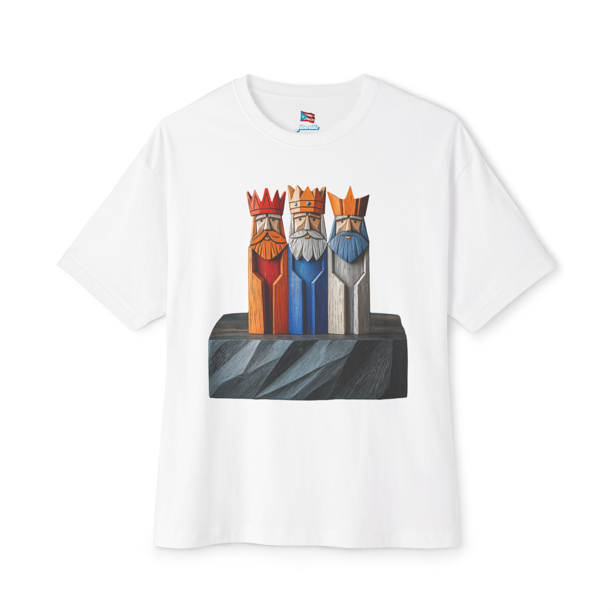 Camiseta Premium front print “Tres Reyes Boricuas” Tradición y Orgullo de Puerto Rico 🇵🇷