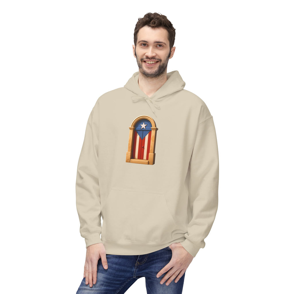 Hoodie Premium “Puerta Boricua” Inspirado en el Viejo San Juan y el Orgullo de Puerto Rico 🇵🇷