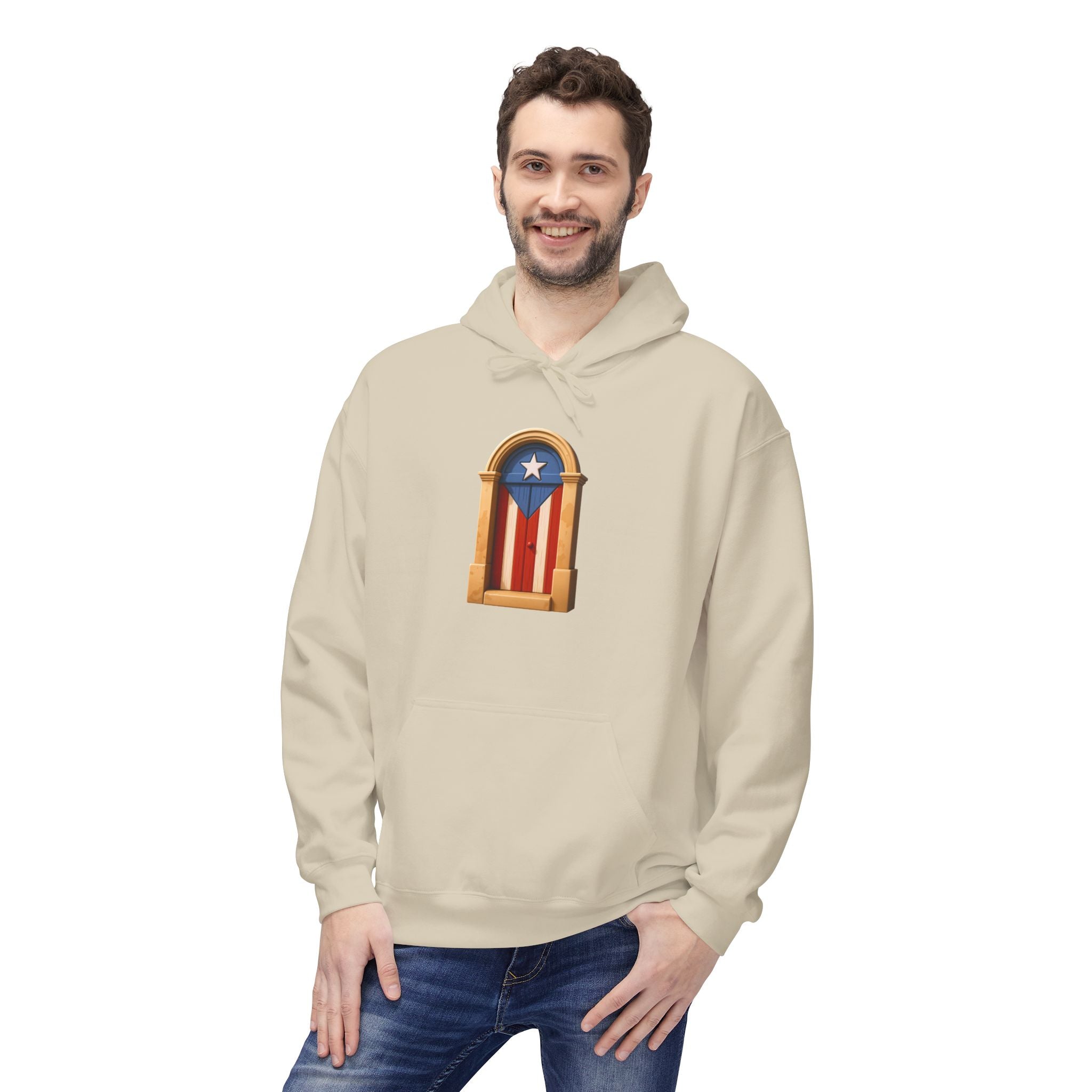 Hoodie Premium “Puerta Boricua” Inspirado en el Viejo San Juan y el Orgullo de Puerto Rico 🇵🇷